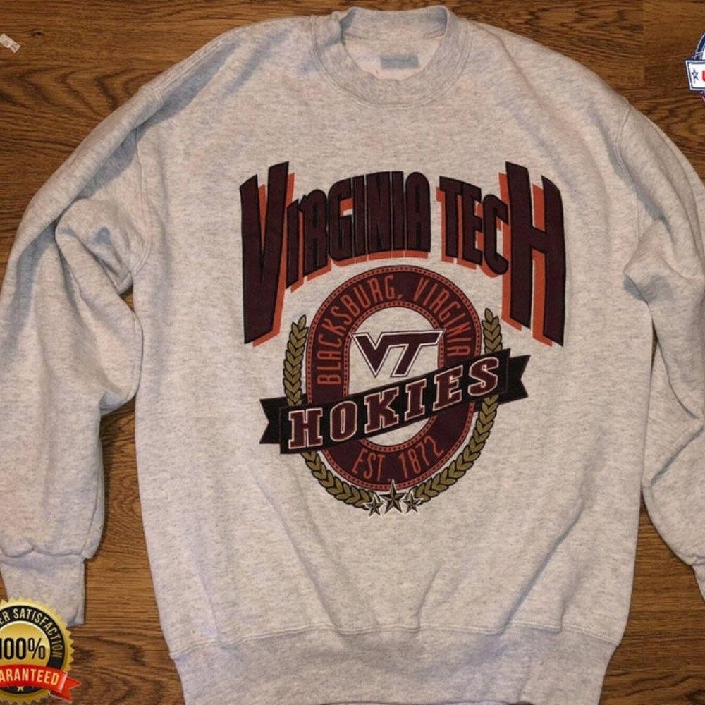 Vintage Ncaa Virginia Tech Hokies Logo Shirt, Virginia Tech Hokies Shirt, Virgin